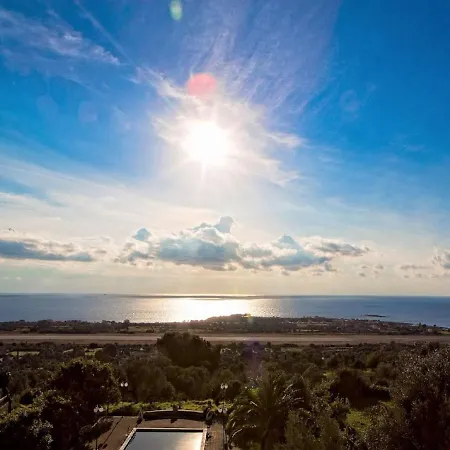 شقة Drosia Superior Sea View Apartment Minia